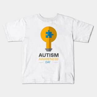 World autism - Awareness day - Puzzle Kids T-Shirt